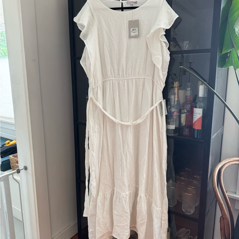 Nordstrom White Casual Maxi Sundress